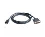 Кабель мультимедийный HDMI to DVI 1.8m REAL-EL (EL123500013)