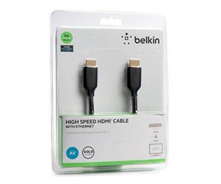 Кабель мультимедийный HDMI to HDMI 5.0m Belkin (F3Y021bt5M)