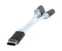 Кабель мультимедийный Type-C to Jack 3.5mm female Cablexpert (CCA-UC3.5F-02)
