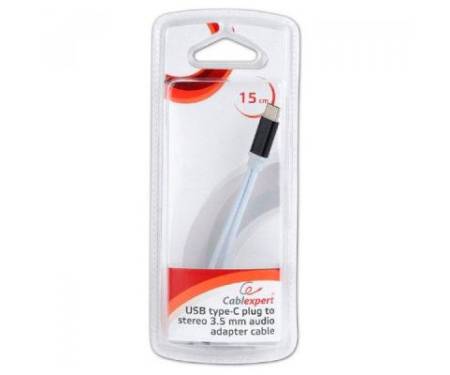 Кабель мультимедийный Type-C to Jack 3.5mm female Cablexpert (CCA-UC3.5F-02)