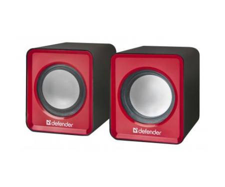 Акустическая система Defender SPK 22 2х2,5W USB red (65502)