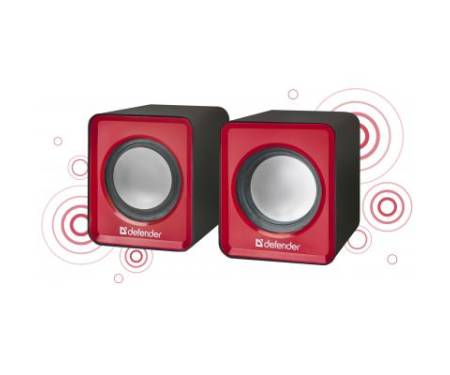 Акустическая система Defender SPK 22 2х2,5W USB red (65502)