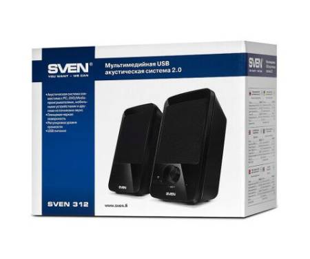 Акустическая система Sven 312 black