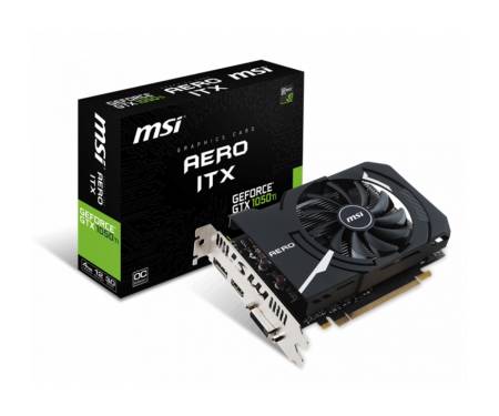 MSI GeForce GTX 1050 Ti Aero ITX 4G OCV1