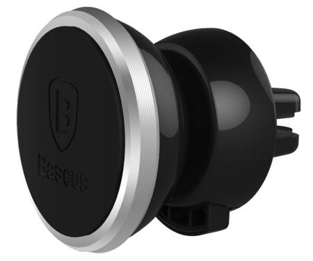 Автодержатель Baseus 360-degree Rotation Magnetic Car Air Vent Mount Holder Silver
