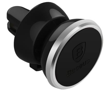 Автодержатель Baseus 360-degree Rotation Magnetic Car Air Vent Mount Holder Silver
