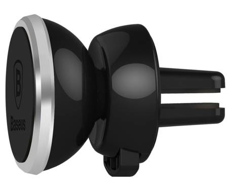 Автодержатель Baseus 360-degree Rotation Magnetic Car Air Vent Mount Holder Silver