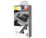 Автодержатель Baseus Double clip Vehicle Mount (Horizontal type) Black