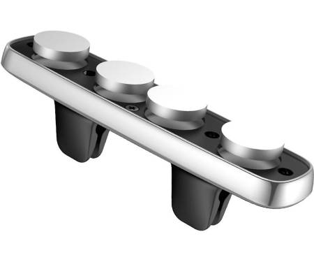 Автодержатель Baseus Double clip Vehicle Mount (Horizontal type) Silver