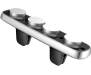 Автодержатель Baseus Double clip Vehicle Mount (Horizontal type) Silver