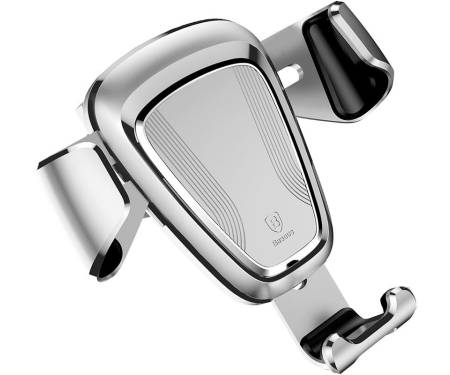 Автодержатель Baseus Gravity Car Mount (Metal type) Silver