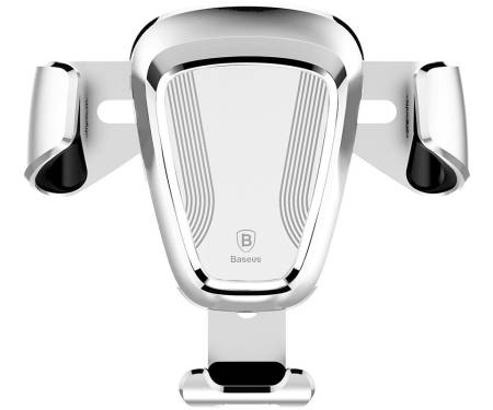 Автодержатель Baseus Gravity Car Mount (Metal type) Silver