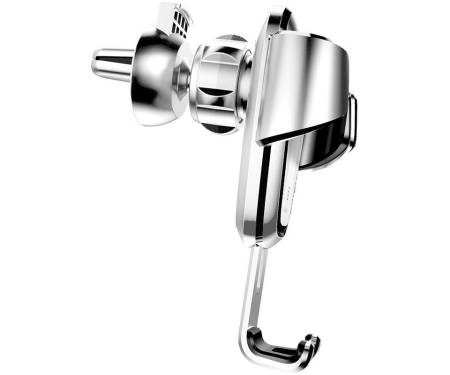 Автодержатель Baseus Gravity Car Mount (Metal type) Silver