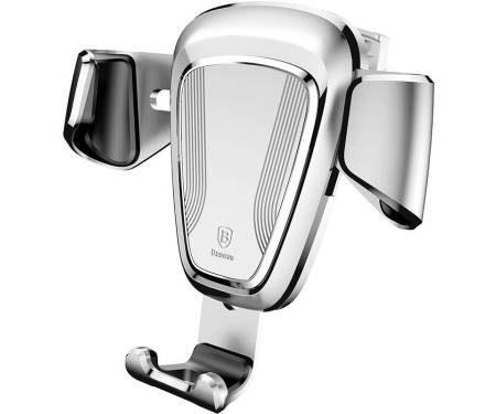 Автодержатель Baseus Gravity Car Mount (Metal type) Silver