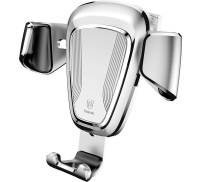 Автодержатель Baseus Gravity Car Mount (Metal type) Silver