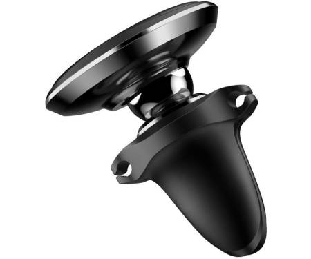 Автодержатель Baseus Magnetic Air Vent Car Mount Holder with cable clip Black