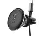 Автодержатель Baseus Magnetic Air Vent Car Mount Holder with cable clip Black