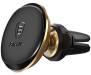 Автодержатель Baseus Magnetic Air Vent Car Mount Holder with cable clip Gold
