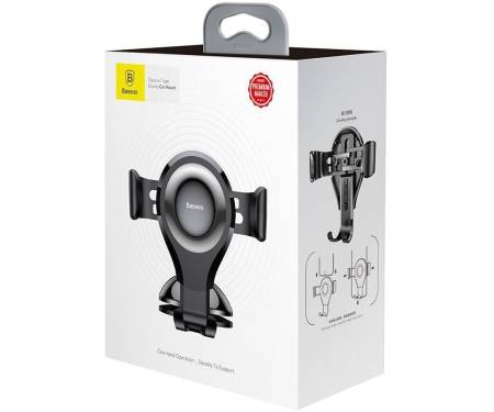 Автодержатель Baseus Osculum Type Gravity Car Mount Black