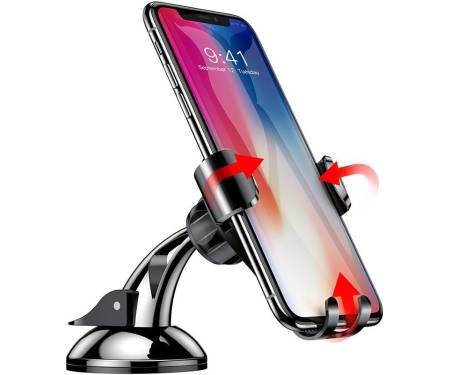 Автодержатель Baseus Osculum Type Gravity Car Mount Black