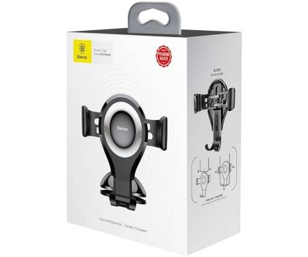 Автодержатель Baseus Osculum Type Gravity Car Mount Black/Silver