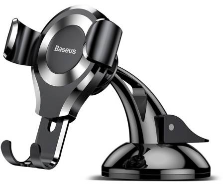 Автодержатель Baseus Osculum Type Gravity Car Mount Black/Silver