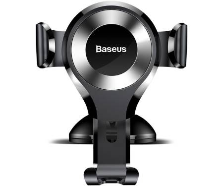 Автодержатель Baseus Osculum Type Gravity Car Mount Black/Silver
