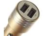 Автомобильное зарядное устройство GOLF GF-C06 Car charger 2USB 2.1A Gold