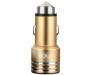 Автомобильное зарядное устройство GOLF GF-C06 Car charger 2USB 2.1A Gold