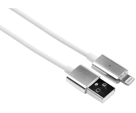 Кабель Mocolo SJX022 magnetic cable For Lightning 1M Silver