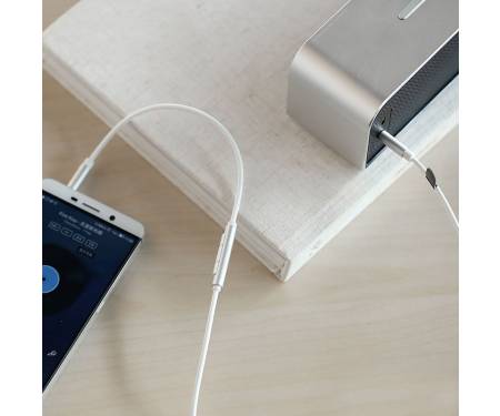Кабель Remax RL-S120 Smart Aux Cable White
