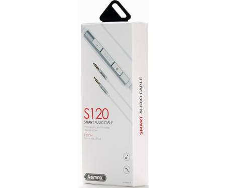 Кабель Remax RL-S120 Smart Aux Cable White