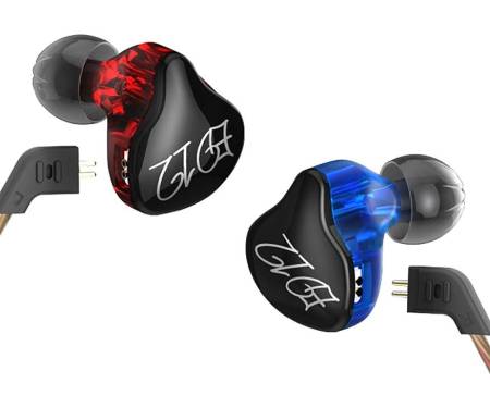 Наушники Knowledge Zenith ED12 Mic Blue-Red