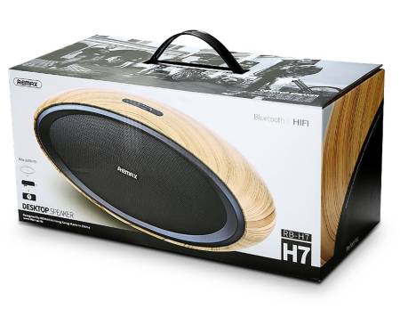Портативная акустика Remax RB-H7 Portable Speaker Brown