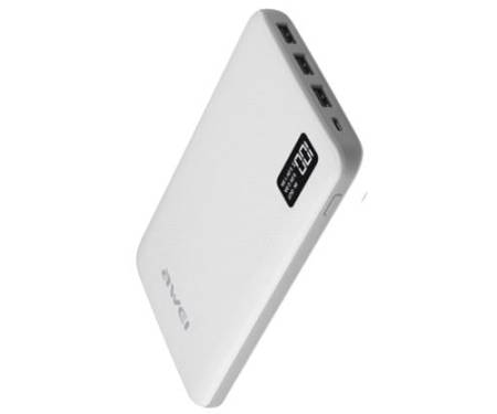 Портативная батарея AWEI P56K Power Bank 30000mAh Li-Polimer White