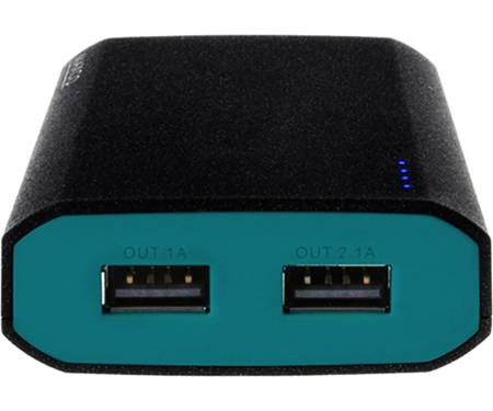 Портативная батарея Maxco MA-7800 Apache Power Bank Power IQ 1A/2,1А Li-Pol 7800 mAh Black
