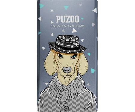 Портативная батарея PUZOO Artdog  Power Bank 6000Mah Grey Ravan