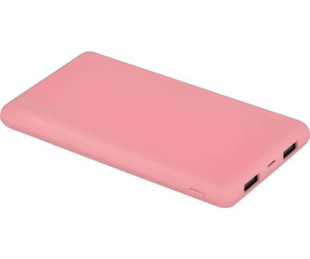 Портативная батарея Recci RD-10000 Dynamic Power Bank Power IQ 1A/2,1А Li-Pol 10000 mAh Pink