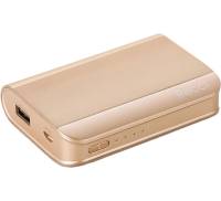 Портативная батарея Recci RE-7500 Elegant Power Bank Power IQ 2,1А Li-Pol 7500 mAh Gold