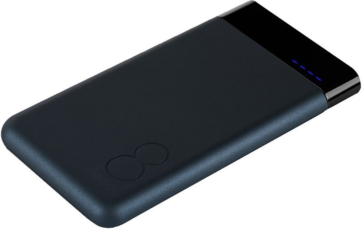 Портативная батарея Recci RE-8000 Eight Power Bank Power IQ 1A/2,1А Li-Pol 8000 mAh Blue
