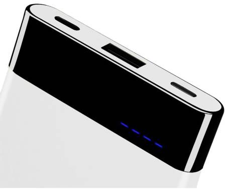 Портативная батарея Recci RE-8000 Eight Power Bank Power IQ 1A/2,1А Li-Pol 8000 mAh White