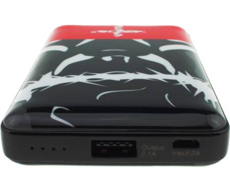 Портативная батарея Recci RF-12000 Faith Power Bank Power IQ 1A/2,1А Li-Pol 12000 mAh Christ