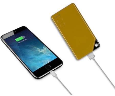 Портативная батарея Recci RG-8000 Gallop Power Bank Power IQ 2,1А Li-Pol 8000 mAh Gold