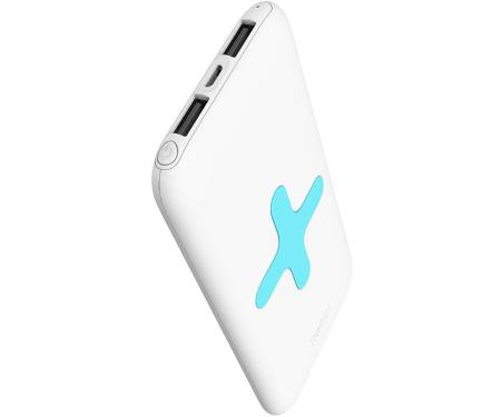 Портативная батарея Recci RK-7000 Power Bank Power IQ 2,1А Li-Pol 7000 mAh White