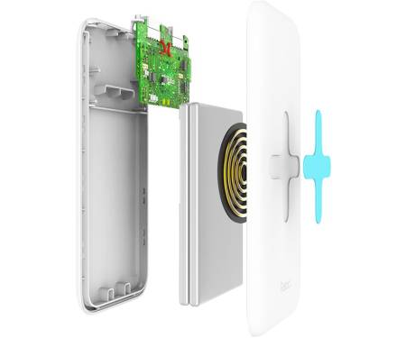 Портативная батарея Recci RK-7000 Power Bank Power IQ 2,1А Li-Pol 7000 mAh White