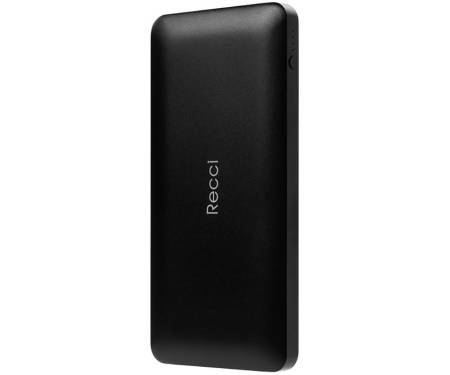 Портативная батарея Recci RN-10000 Noble Power Bank Power IQ 2,1А Li-Pol 10000 mAh Black