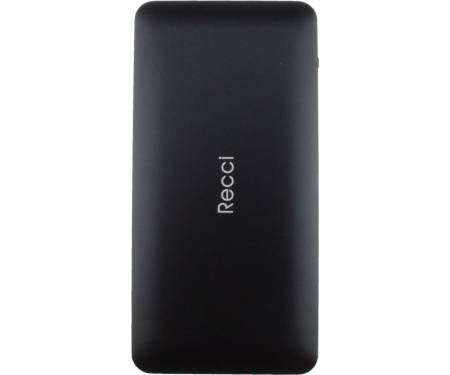 Портативная батарея Recci RN-10000 Noble Power Bank Power IQ 2,1А Li-Pol 10000 mAh Black