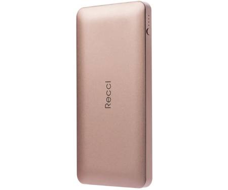 Портативная батарея Recci RN-10000 Noble Power Bank Power IQ 2,1А Li-Pol 10000 mAh Gold