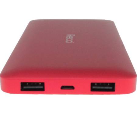 Портативная батарея Recci RN-10000 Noble Power Bank Power IQ 2,1А Li-Pol 10000 mAh Red