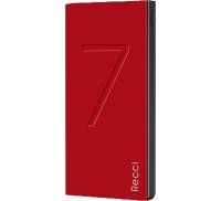 Портативная батарея Recci RS-7000 Seven Power Bank Power IQ 1A/2,1А Li-Pol 7000 mAh Red